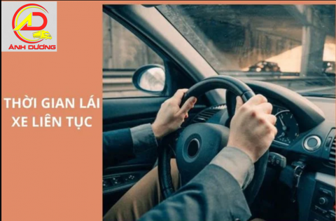 Quy định việc lái xe liên tục không quá 4h và mức phạt lỗi